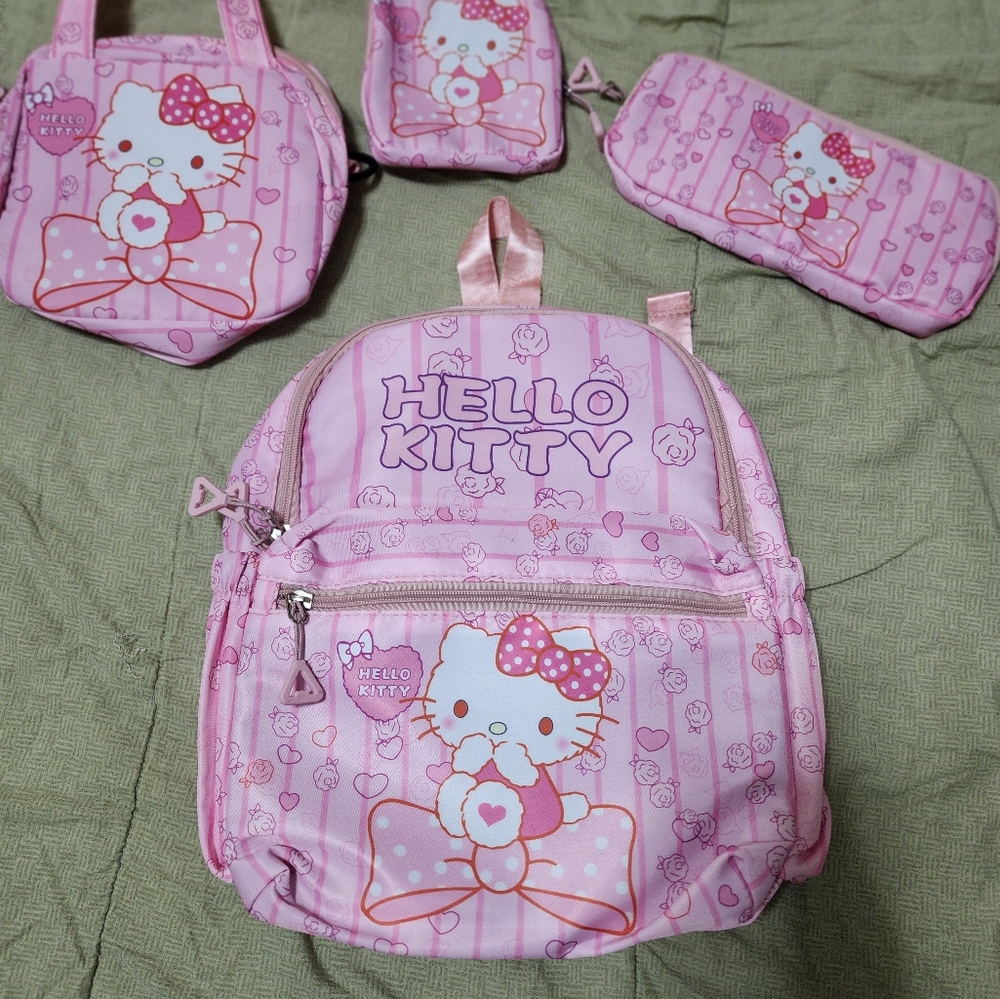 Hello Kitty Pink Backpack Set - Picture 8 of 8